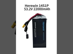 Herein 22000mAh 14S 53.2V 25C LiHv soft pack bateria para UAVs