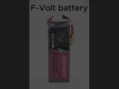 Herewin Alta taxa de velocidade rápida 6S 120C 10Ah FPV Drone Bateria