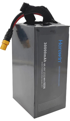 comprar Mapeamento e topografia 12S 30000mAh 25C 44.4V LiHv UAV Bateria de drone Soft Pack Fabricação em linha