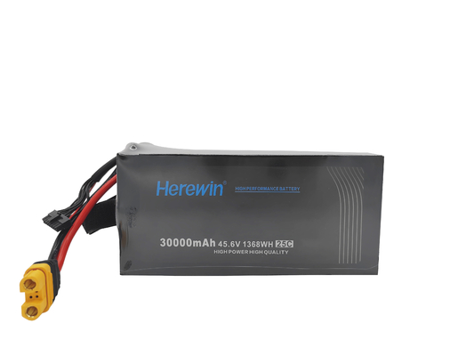 comprar 12S1P Soft Pack 45,6V LiHv Uav Bateria de Drone 25C 30000mAh 6,9kg Fabricação em linha