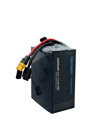 comprar Soft Pack 25C Drones Lipo Pouch Bateria Herewin 14S1P 22Ah 53.2V Uav Bateria Pack Fabricação em linha