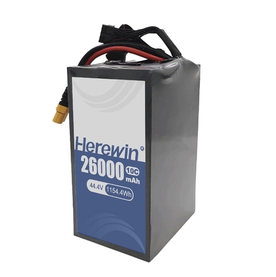 comprar Herewin UAV Semi Solid State Battery 12S 44.4V 26000mAh Compacto e leve para aplicações UAV Fabricação em linha