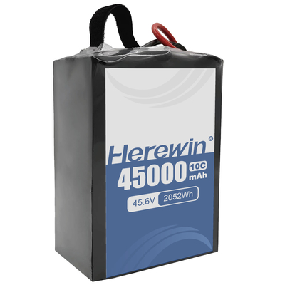 comprar Herewin Semi Solid State Battery 12S1P 45.6V 45000mAh Para Drone Industrial Grande UAV Com alta taxa de descarga Fabricação em linha