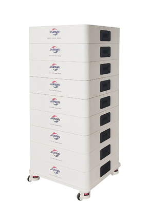 Alta Tensão de Potência 409.6V 20.48KWH Sistema de Bateria de Armazenamento de Energia 33kgx8BMU