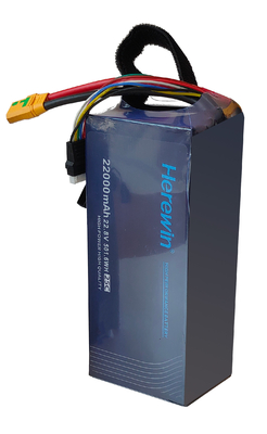 6S 22000Mah LiHv Soft Pack Herewin Bateria 22,8V Para UAV agrícola