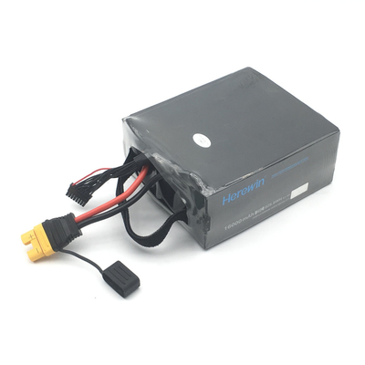 16000mAh 14S 51.8V 25C LiPo Uav Drone Bateria Soft Pack 4,9kg para agricultura