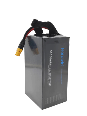 Soft Pack Herewin 12S 45.6V 30000mAh LiHv Uav Drone Bateria 25C
