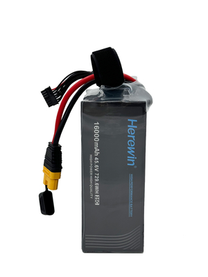 16000mAh 12S 45.6V 25C LiHv Bateria de Célula de Bolsa Soft Pack Herewin Bateria de UAV