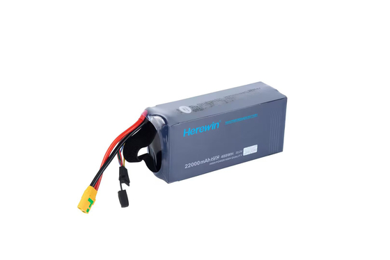 6S1P 22.2V 22000mah Bateria Lipo Soft Pack Herewin Bateria Drone