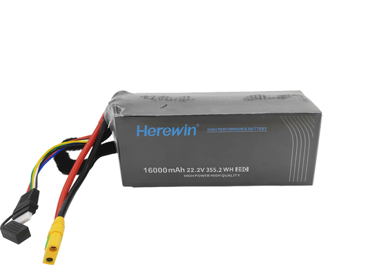 Herewin 22,2V 6s 16000mah Bateria Lipo Soft Pack Bateria Drone 2,08kg