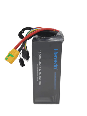 MSDS UN38.3 BIS 6S1P 25C Lipo Drone Bateria 16000mAh 22,8V