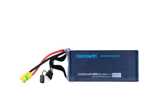 6S22.8V 22Ah LiHv Uav Drone Bateria / 2.81kg Uav Bateria Pack