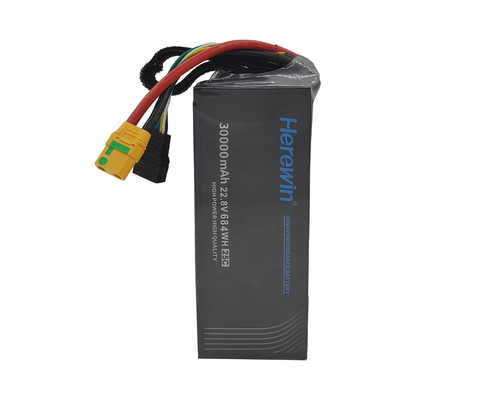 22.8V 30000mAh Bateria de alta tensão aqui em 6S1P