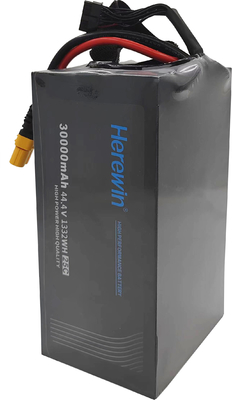 25C 30000mAh Saco Lipo UAV Bateria Herewin 12s Bateria Lipo 44.4V