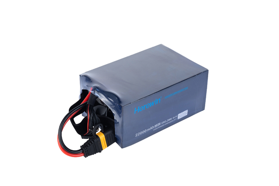 Herewin 12S1P 22Ah 45,6V Lipo Drone Bateria 25C Lipo Soft Pack Bateria de voo inteligente