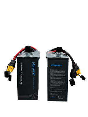 14S1P 51.8V 22000 MAh Lipo Bateria de Drone 25C Herewin Bateria de Voo Inteligente