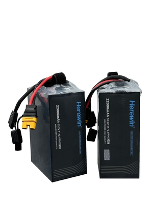 Herewin 14s Bateria 53.2V 22000mAh Bolsa Soft Pack 25C LiHv Bateria para drones
