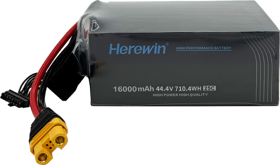 Herewin 12S1P 16000mAh 44.4V 25C Bateria de Saco para UAV