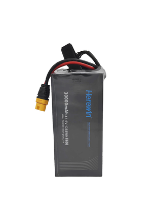 12S 45.6V 30000mAh LiHv Soft Pack UAV Bateria 25C Herewin Bateria
