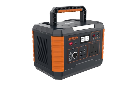 303Wh Estação de Energia Portátil Exterior 3.8kg 60W AC Input e 12-26V / 4A Carregamento Solar