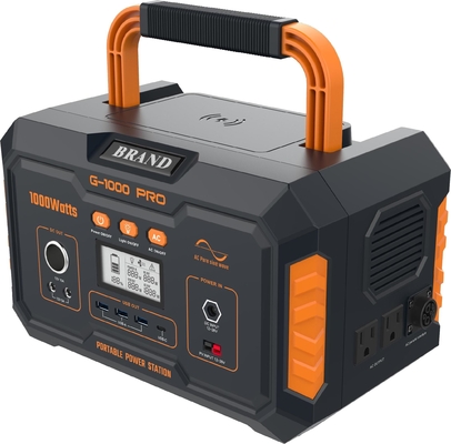 303Wh Fornecedor de energia de emergência portátil ao ar livre 244*171*177mm USB-A 3*18W