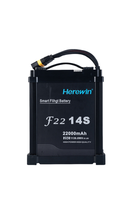 Alta performance 22000mAh 25C 51.8V Smart 14s Lipo Bateria com AS150U Plug Para Drone Agrícola