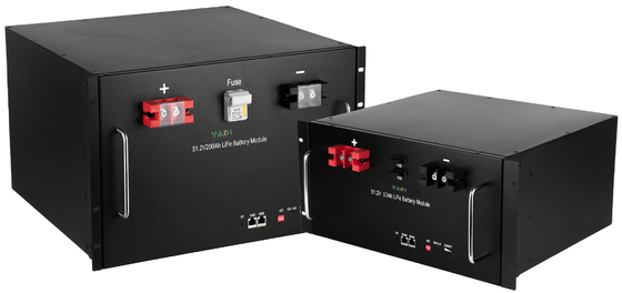 Estação de base de comunicação Rack Mount Lifepo4 Bateria 48V 100Ah 4,8 KWH