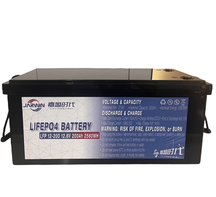 Jarwin Iões de Lítio Substituição de Ácido de Chumbo 12,8V 200Ah 12V Lítio para Bateria
