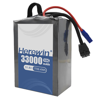 Herewin Semi-Solid State Battery 14S 51.8V 33000mAh para Drone UAV